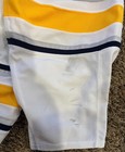 Johan Larsson 2017 2018 Game Used Buffalo Sabres Away Jersey 