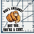 Vinyl Sticker Who s Awesome Not You Rude Sarcastic Prank Gag Gift Adult Joke