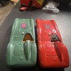 Vintage Bandai Japan Tin Litho Racing Cars Lot Of 2 Le Mans Friction