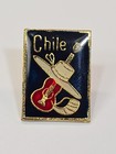 Chile Travel Souvenir Lapel Pin Chupalla   Guitar