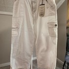 White Cargo Pants