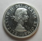 1964 Canada Silver Dollar Coin 80    1216r 