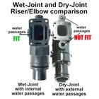 For Omc Volvo Penta Exhaust Manifold Riser Elbow 4 3 5 0 5 7l 5 8l 305 350 V6 V8