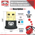 Usb Bluetooth 5 0 Wireless Audio Music Stereo Adapter Dongle Receiver For Tv Pc