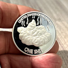 Funny Adult Flip Coin Good Luck Heads Tails Token