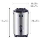 3 17gal Insulated Thermal Hot And Cold Thermal Coffee Airpot Beverage Dispenser