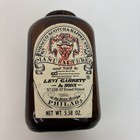 Vintage Levi Garrett Sons Snuff Bottle Jar Empty   Cork Scotch Rappee 3 Dots J8c