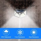 100 Led Solar Power Pir Motion Sensor Wall Light Outdoor Waterproof Garden Lamp