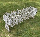 Antique Victorian Cast Iron Patio Garden Planter Box Stand Flower Vine Rare