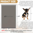 Pac11-11038 Medium Dog Door Flap Replacement Compatible With Petsafe Freedom Dog