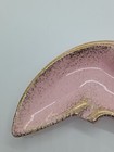 Vtg Mcm Pink Gold Ashtray Trinket Dish Belmar Of California Pottery B 755 Usa