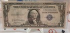 Double Date 1935  1 One Dollar Silver Certificate Xf Condition 