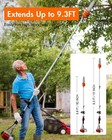 26cc Pole Saw Gas Powered 2-stroke Chainsaw Tree Trimmer Extension Hedge Trimmer