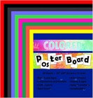 Neon Poster Board 30 Sheets-22x28-inch Double-sided Color Cardstock Paper ide   