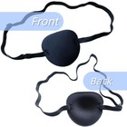 Monocular Black Eye Patch  Washable  Amblyopia  Medical Eye Patch  Pirate Suit