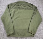 Men s Dickies Port Allen Fleece Pullover Jacket Size Medium Olive Green