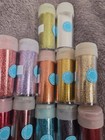 24pc Vintage Martha Stewart Crafts Glitter Lot 23 Shakers Plus Large Tub New Nos