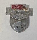 Org Obsole Santa Fe Trail Transportation Hat Badge Railroad Freightline Rare Htf