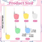 Jiyin 20 Pcs Tooth Necklace Boxes For Lost Teeth Organizer  Cute Plastic Tooth H
