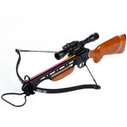 150 Lb Black   Camo Hunting Crossbow  12 Bolts  4x20 Scope  rope Cocking Device