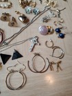 Big Lot Of Vintage Jewelry  Watches  Earrings  Necklaces  Pendants  So Much More
