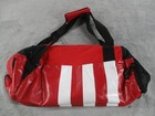 Adidas Verizon Duffel Gym Bag Red White Black Logo Medium No Shoulder Strap Guc