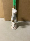 Vintage Unicorn Figurine Ceramic White Magical Fantasy Mythical Creature Bear