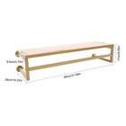 3 Kg Industrial Pipe Wall Mounted Garment Rack W  Top Shelf Hanging Clothes Rack