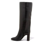 A New Day Women s Black Faux Leather Livia Stovepipe Tall Boots