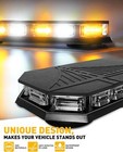 1x 102leds Roof Top Strobe Beacon Light Bar Hazard Warning Emergency Light