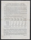 1944 Russia  Military Loan Bond  obligation  100 Rubles