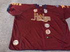 Harlem Globetrotters Jersey Shirt Mens 6xl Maroon Basketball Nba Platinum Fubu