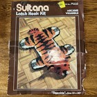 Vintage Sultana Latch Hook Rug Kit Tigerskin 22x30     79222 Open Not Started