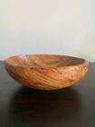 Hand Turned Spalted Wood Oval Bowl  Artist Signed