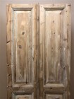 Antique French Double Doors  36 75x94  Raised Panel Doors  European Doors A584