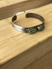 Old Navajo Indian Native American Turquoise Vintage Handmade Sterling Bracelet