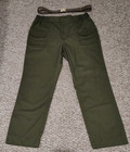 Vtg Boy Scouts Of America Adult Uniform Pants Mens 44 Green Cargo Hiking Camping