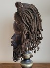 Vintage Dan Carved Wood Tribal Mask Liberia ivory Coast