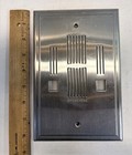 Vintage S  H  Couch Apartment Intercom Station Cover Plate Stainless Mcm