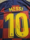 Lionel Messi Fc Barcelona Signed  Jersey Beckett Bas Coa