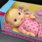 Baby Alive Doll Luv  n Snuggle Baby Blond With Bottle   Clothes 2015 Hasbro New