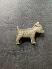 Vintage Ideal Dog Food Good Luck Dog Miniature Metal Figurine  read