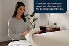 Coppergel Cooling  Pressure-relieving Memory Foam Mattress King 79 x75  2-inch