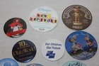 Vintage Assorted Advertising   Collectible Pinback Buttons - Set Of 9