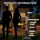 Sunyrisy 61 8  Smokeless Outdoor Wood Pellet Heater With Glass Tube heavy Base