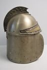 Vintage Pewtertone Knight s Helmet Medieval Novelty Metal Ice Bucket Japan