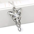 Lord Of The Rings Jewelry Arwen s Necklace Lotr Gift - Silver Plated