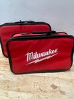 Milwaukee M12 Zipper Contractor Soft Case Tote Empty Tool Bag 2 Pack