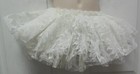 White Lace Tap Skirt 2 Layer Dance Ballet Child Or Adult Sizes Daisy Ovr 30 Avlb