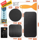 Trampoline Patch Repair Kit 3 Sizes Patches   Mat Black 
